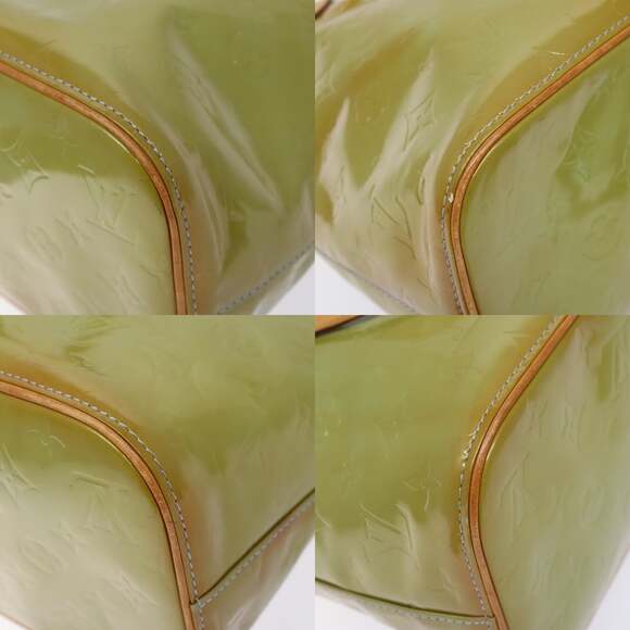 LOUIS VUITTON Monogram Vernis Houston Hand Bag Baby Blue M91005 - Picture 10 of 13